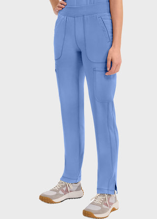 Cherokee Infinity Women's Mid Rise Tapered Leg Pull-on Petite Pant