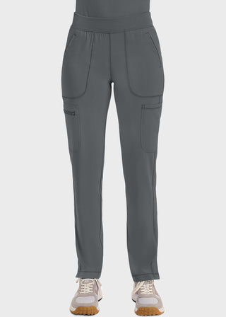 Cherokee Infinity Women's Mid Rise Tapered Leg Pull-on Petite Pant