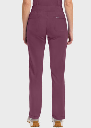 Cherokee Infinity Women's Mid Rise Tapered Leg Pull-on Petite Pant