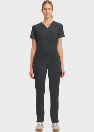 Cherokee Infinity Women's Mid Rise Tapered Leg Pull-on Tall Pant