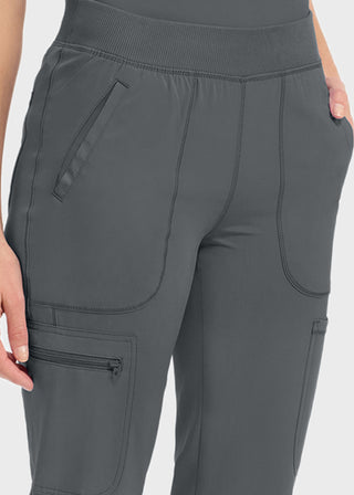 Cherokee Infinity Women's Mid Rise Tapered Leg Pull-on Tall Pant