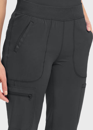 Cherokee Infinity Women's Mid Rise Tapered Leg Pull-on Pant