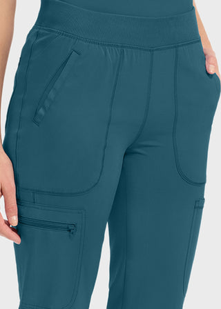 Cherokee Infinity Women's Mid Rise Tapered Leg Pull-on Pant