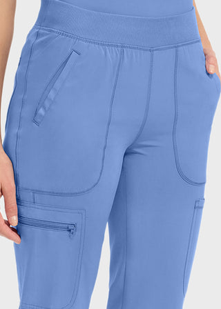 Cherokee Infinity Women's Mid Rise Tapered Leg Pull-on Pant