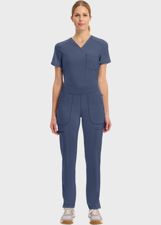 Cherokee Infinity Women's Mid Rise Tapered Leg Pull-on Pant