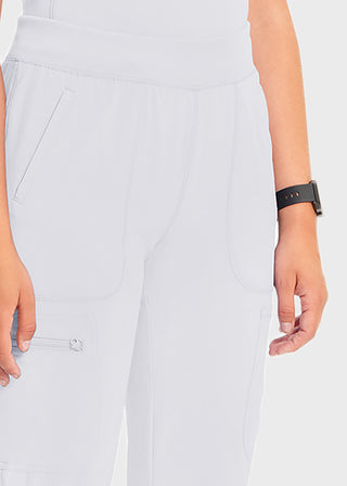 Cherokee Infinity Women's Mid Rise Tapered Leg Pull-on Pant