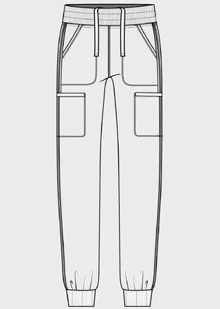 Cherokee Women Mid Rise Petite Jogger