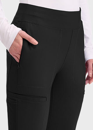 Cherokee Form Women's Mid Rise Tapered Leg Scrub Pant