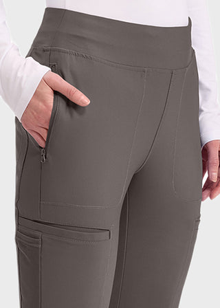 Cherokee Form Women's Mid Rise Tapered Leg Scrub Pant