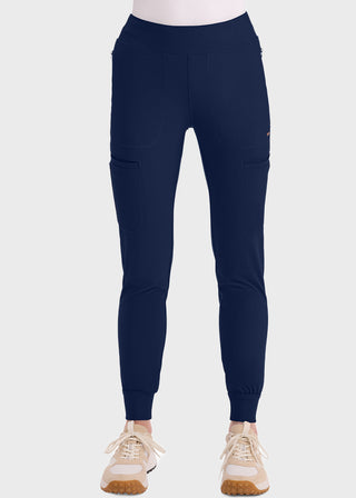 Cherokee Form Women's Mid Rise Tapered Leg Scrub Petite Pant