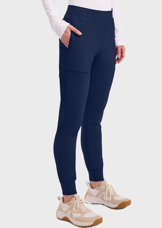 Cherokee Form Women's Mid Rise Tapered Leg Scrub Petite Pant