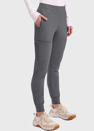 Cherokee Form Women's Mid Rise Tapered Leg Scrub Petite Pant