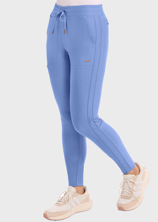 Cherokee Form Women's Mid Rise Tapered Leg Drawstring Tall Pant