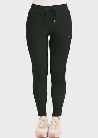 Cherokee Form Women's Mid Rise Tapered Leg Drawstring Pant