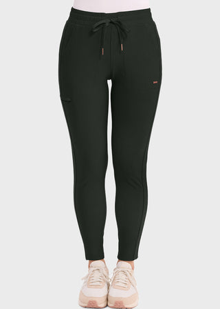 Cherokee Form Women's Mid Rise Tapered Leg Drawstring Pant