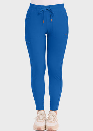 Cherokee Form Women's Mid Rise Tapered Leg Drawstring Pant