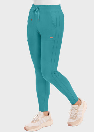 Cherokee Form Women's Mid Rise Tapered Leg Drawstring Pant