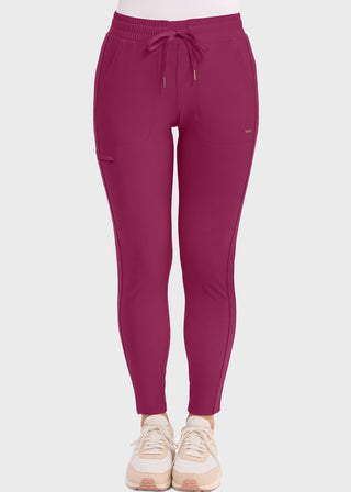 Cherokee Form Women's Mid Rise Tapered Leg Drawstring Pant