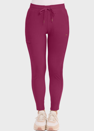 Cherokee Form Women's Mid Rise Tapered Leg Drawstring Pant