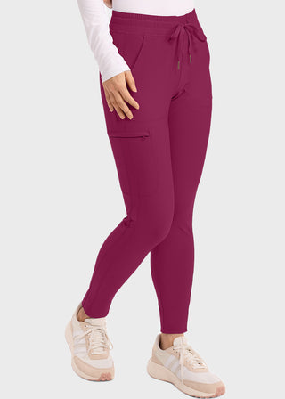 Cherokee Form Women's Mid Rise Tapered Leg Drawstring Tall Pant