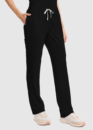 Cherokee Achieve Women's Pull-on Straight leg Petite Pant