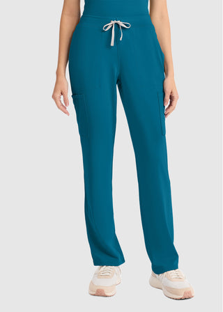 Cherokee Achieve Women's Pull-on Straight leg Petite Pant