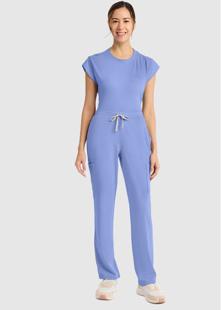 Cherokee Achieve Women's Pull-on Straight leg Petite Pant