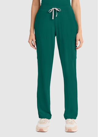 Cherokee Achieve Women's Pull-on Straight leg Petite Pant