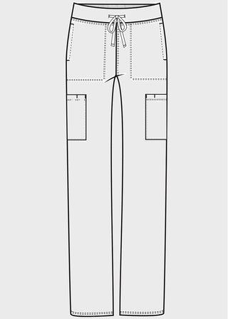 Cherokee Achieve Women's Pull-on Straight leg Pant