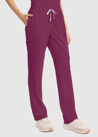 Cherokee Achieve Women's Pull-on Straight leg Petite Pant