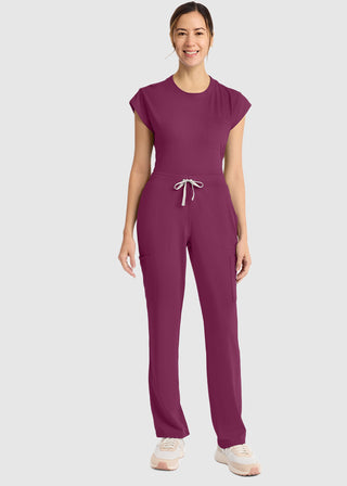 Cherokee Achieve Women's Pull-on Straight leg Petite Pant