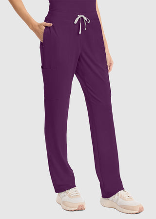 Cherokee Achieve Women's Pull-on Straight leg Petite Pant