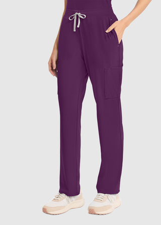 Cherokee Achieve Women's Pull-on Straight leg Petite Pant