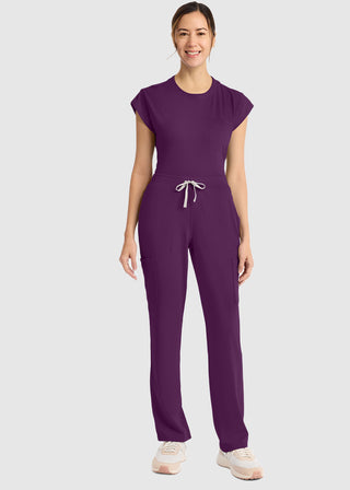 Cherokee Achieve Women's Pull-on Straight leg Petite Pant