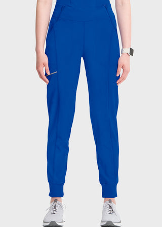 Cherokee Infinity Women's Knit Waistband Mid Rise Tapered Leg Jogger Petite Pant