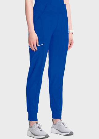 Cherokee Infinity Women's Knit Waistband Mid Rise Tapered Leg Jogger Petite Pant