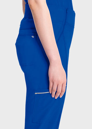 Cherokee Infinity Women's Knit Waistband Mid Rise Tapered Leg Jogger Petite Pant