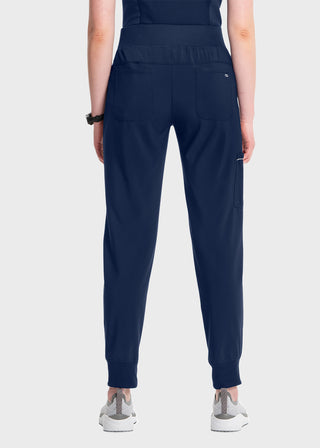 Cherokee Infinity Women's Knit Waistband Mid Rise Tapered Leg Jogger Petite Pant