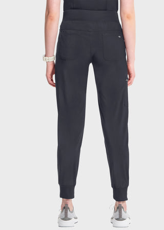 Cherokee Infinity Women's Knit Waistband Mid Rise Tapered Leg Jogger Petite Pant