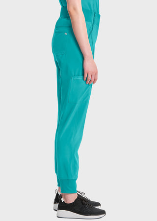 Cherokee Infinity Women's Knit Waistband Mid Rise Tapered Leg Jogger Petite Pant