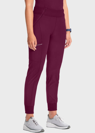 Cherokee Infinity Women's Knit Waistband Mid Rise Tapered Leg Jogger Petite Pant