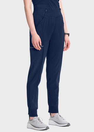 Cherokee Infinity Women's Knit Waistband Mid Rise Tapered Leg Jogger Tall Pant