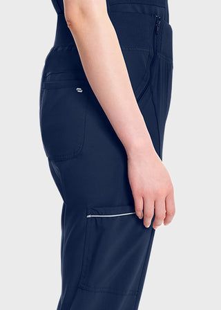 Cherokee Infinity Women's Knit Waistband Mid Rise Tapered Leg Jogger Tall Pant