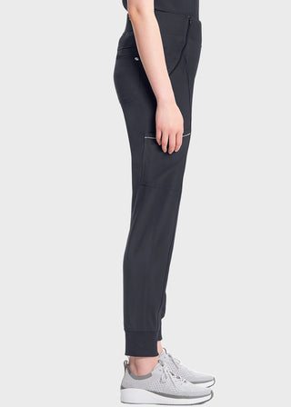 Cherokee Infinity Women's Knit Waistband Mid Rise Tapered Leg Jogger Tall Pant