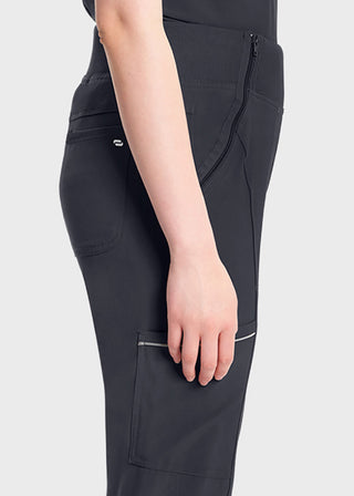 Cherokee Infinity Women's Knit Waistband Mid Rise Tapered Leg Jogger Tall Pant