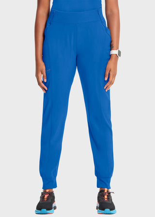 Cherokee Infinity Women's Knit Waistband Mid Rise Tapered Leg Jogger Tall Pant