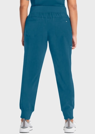 Cherokee Infinity Women's Knit Waistband Mid Rise Tapered Leg Jogger Pant