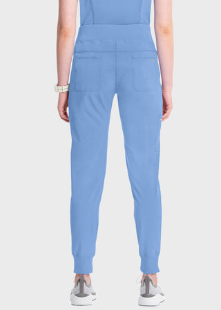 Cherokee Infinity Women's Knit Waistband Mid Rise Tapered Leg Jogger Pant