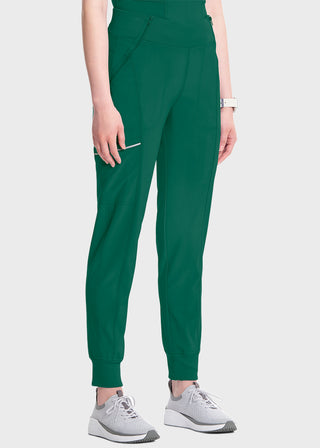 Cherokee Infinity Women's Knit Waistband Mid Rise Tapered Leg Jogger Pant