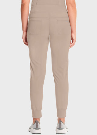 Cherokee Infinity Women's Knit Waistband Mid Rise Tapered Leg Jogger Pant